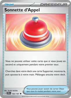 Carte Pokémon Sonnette d'Appel 165