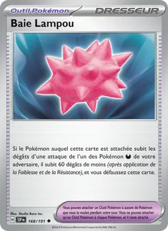 Carte Pokémon Baie Lampou 168