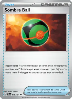 Carte Pokémon Sombre Ball 175