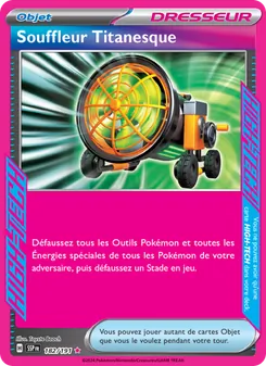 Carte Pokémon Souffleur Titanesque 182