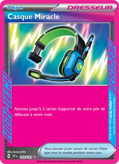 Carte Pokémon Casque Miracle 183