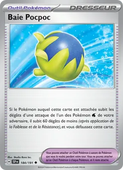 Carte Pokémon Baie Pocpoc 184