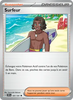 Carte Pokémon Surfeur 187