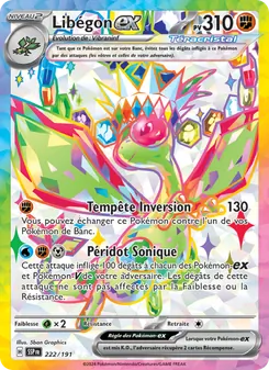 Carte Pokémon Libégon-ex 222