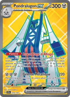 Carte Pokémon Pondralugon-ex 224