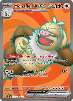 Carte Pokémon Monaflèmit-ex 227