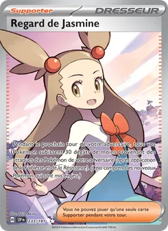 Carte Pokémon Regard de Jasmine 233