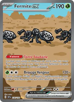 Carte Pokémon Fermite-ex 236
