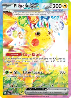 Carte Pokémon Pikachu-ex 238