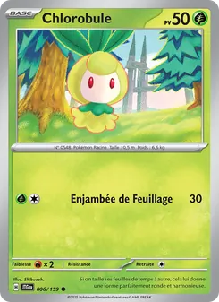 Carte Pokémon Chlorobule 006
