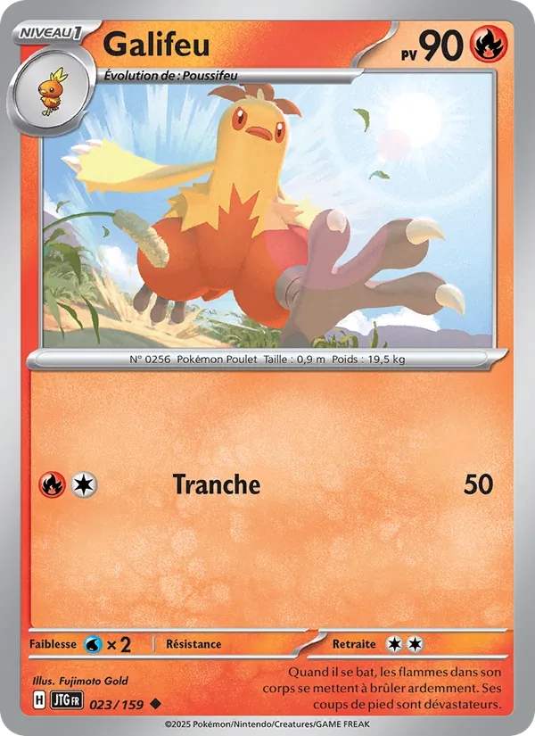 Carte Pokémon Galifeu 023/159 de l'extension Aventures Ensemble