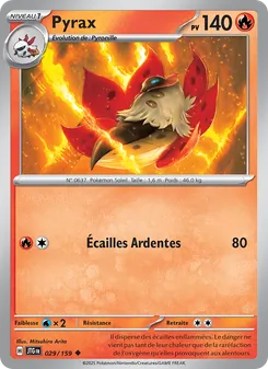 Carte Pokémon Pyrax 029
