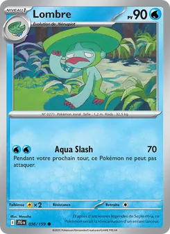 Carte Pokémon Lombre 036