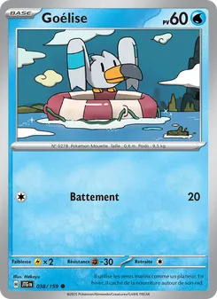 Carte Pokémon Goélise 038