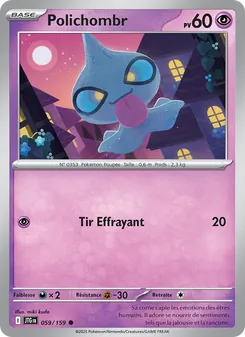 Carte Pokémon Polichombr 059