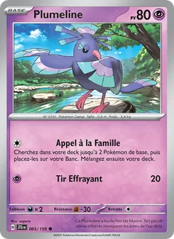 Carte Pokémon Plumeline 065