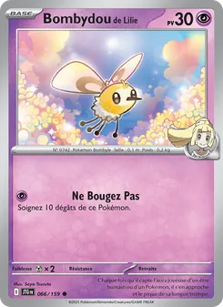 Carte Pokémon Bombydou de Lilie 066