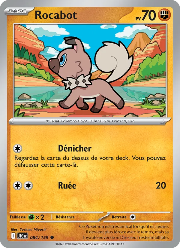 Carte Pokémon Rocabot 084/159 de l'extension Aventures Ensemble