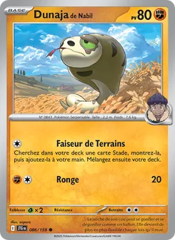 Carte Pokémon Dunaja de Nabil 086