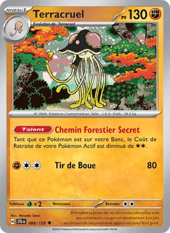 Carte Pokémon Terracruel 089