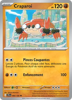 Carte Pokémon Craparoi 090