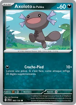 Carte Pokémon Axoloto de Paldea 093