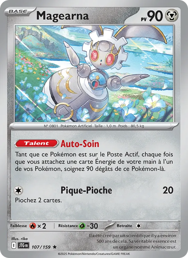 Carte Pokémon Magearna 107/159 de l'extension Aventures Ensemble