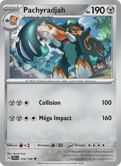 Carte Pokémon Pachyradjah 110 — Aventures Ensemble