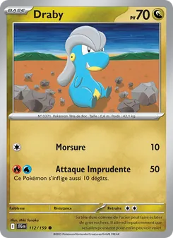 Carte Pokémon Draby 112