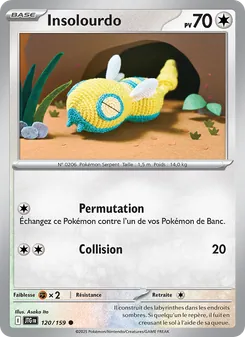 Carte Pokémon Insolourdo 120 — Aventures Ensemble