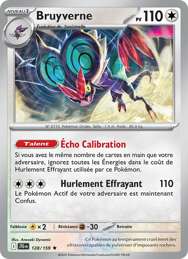 Carte Pokémon Bruyverne 128/159 de l'extension Aventures Ensemble