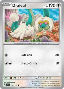 Carte Pokémon Draïeul 130