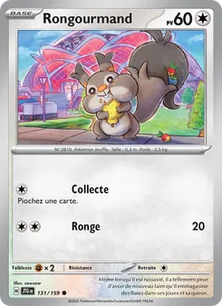 Carte Pokémon Rongourmand 131