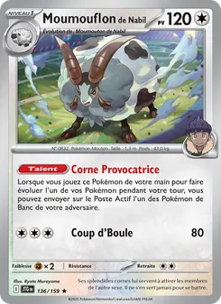 Carte Pokémon Moumouflon de Nabil 136