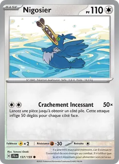 Carte Pokémon Nigosier 137 — Aventures Ensemble
