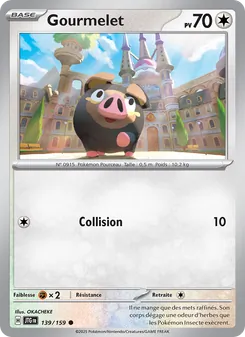 Carte Pokémon Gourmelet 139