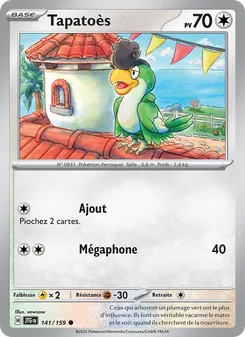 Carte Pokémon Tapatoès 141