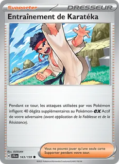 Carte Pokémon Entraînement de Karatéka 143
