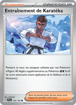 Carte Pokémon Entraînement de Karatéka 145
