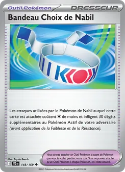 Carte Pokémon Bandeau Choix de Nabil 148