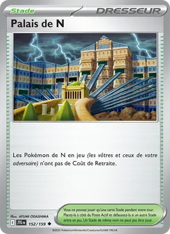 Carte Pokémon Palais de N 152