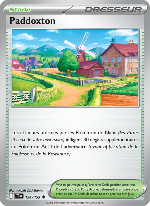 Carte Pokémon Paddoxton 154/159 de l'extension Aventures Ensemble
