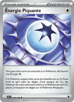 Carte Pokémon Énergie Piquante 159