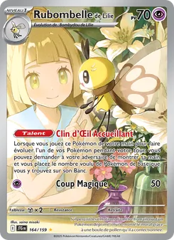 Carte Pokémon Rubombelle de Lilie 164