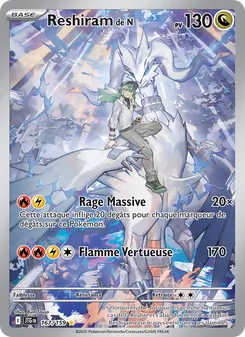 Carte Pokémon Reshiram de N 167