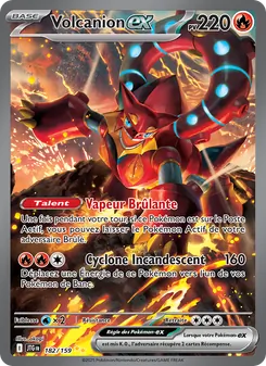 Carte Pokémon Volcanion-ex 182