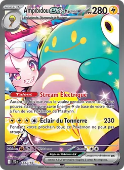 Carte Pokémon Ampibidou-ex de Mashynn 183