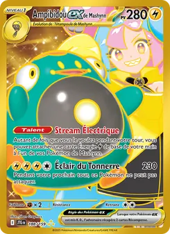Carte Pokémon Ampibidou-ex de Mashynn 188 — Aventures Ensemble