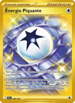 Carte Pokémon Énergie Piquante 190 — Aventures Ensemble