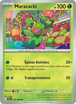 Carte Pokémon Maracachi 008 — Foudre Noire
